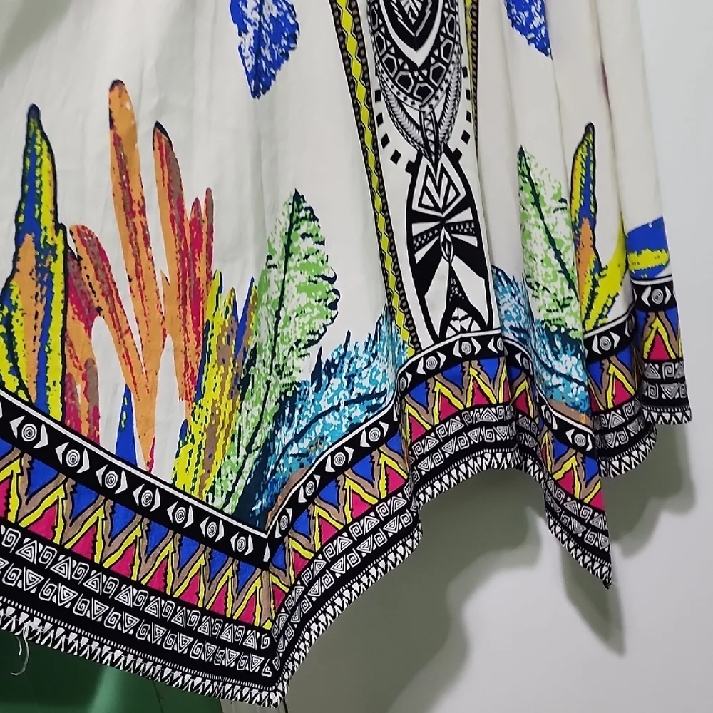 Flying Tomato Multicolor Asymmetrical Dress - Picture 4 of 7